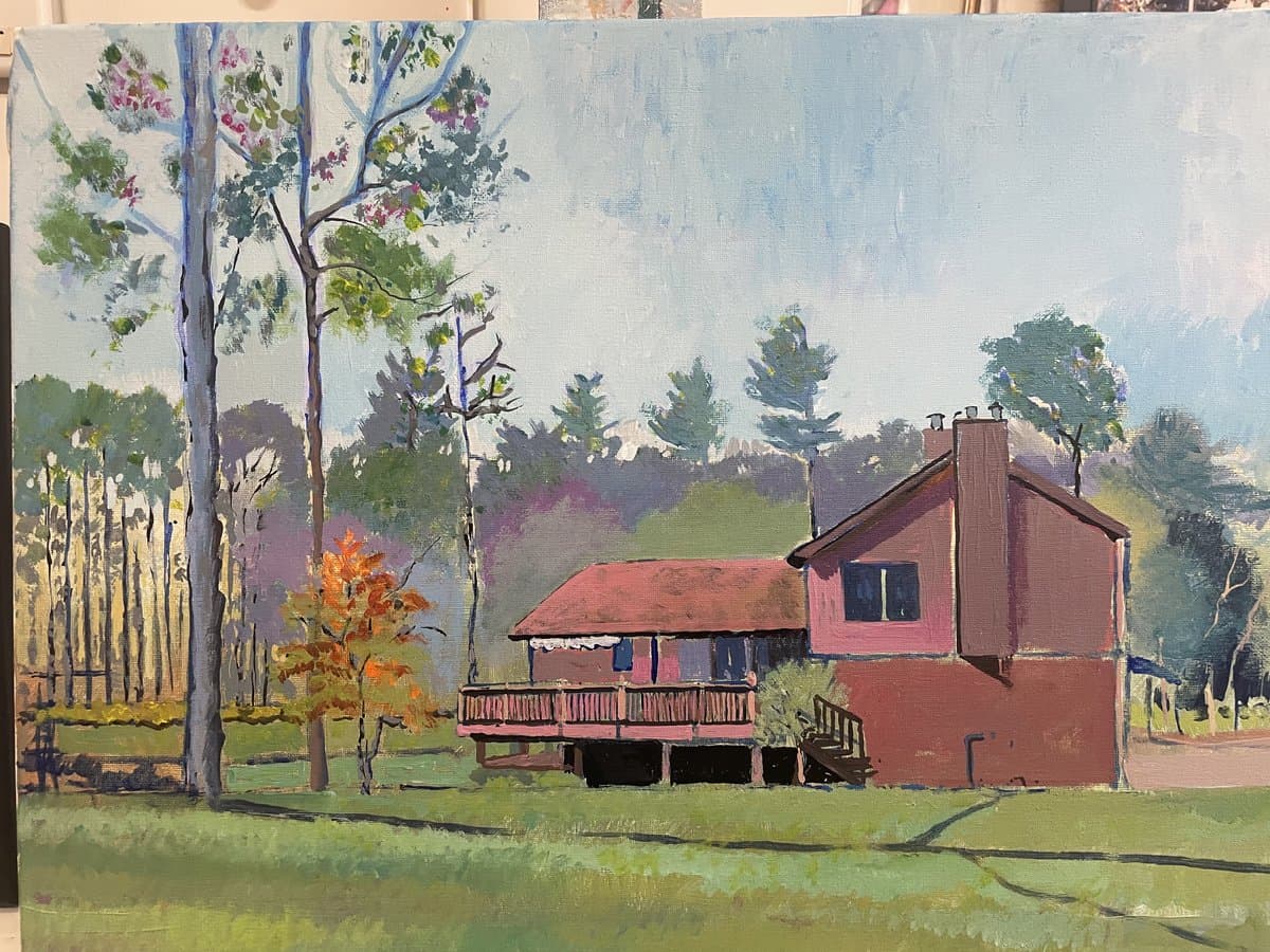 More developed painting showing refined details and colors